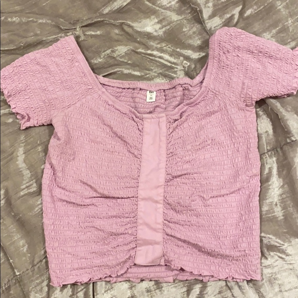 Purple PB crop top